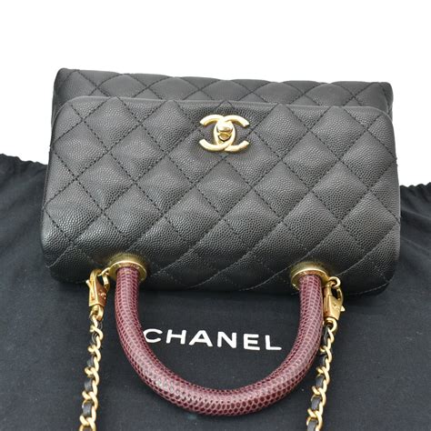 chanel lizard|chanel leather.